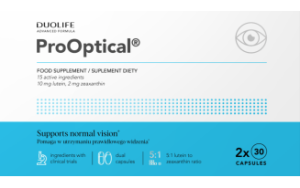 DuoLife ProOptical – Zaawansowana Formuła dla Zdrowia Oczu Ochrona Wzroku i Wsparcie Widzenia  Suplement Diety