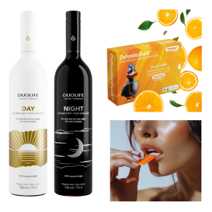 Dzień i noc duolife 750ml zestaw odporność Defender Duck